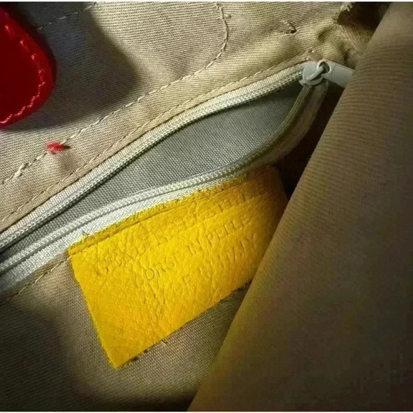 Borse in Pelle Vintage Italian Leather Purse - Picture 5 of 10